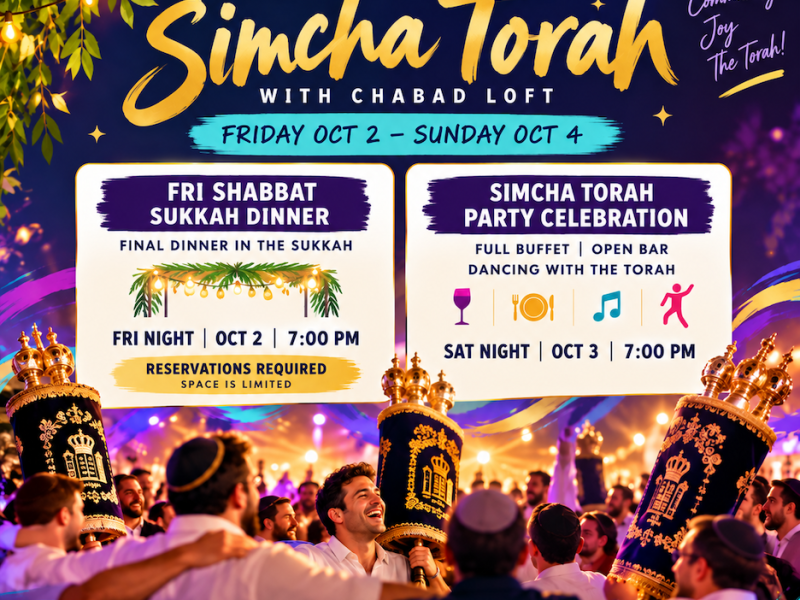 Chabad Loft Sukkah at the Brownstone